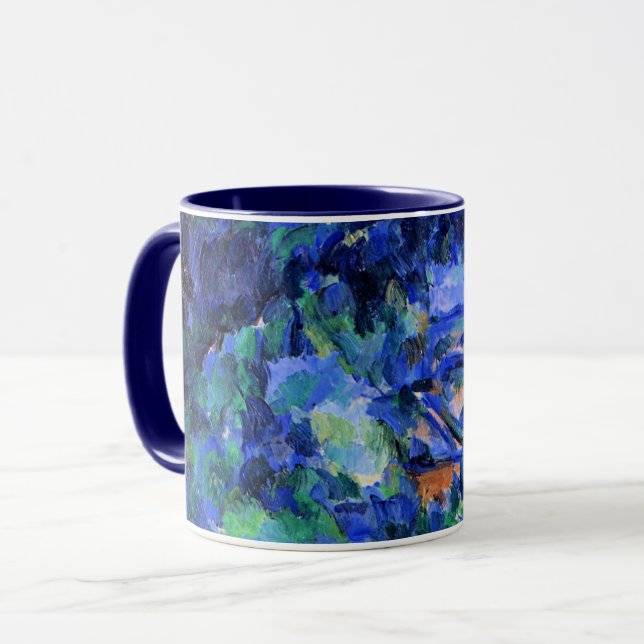 Taza Cezanne - Paisaje azul (Anverso izquierdo)