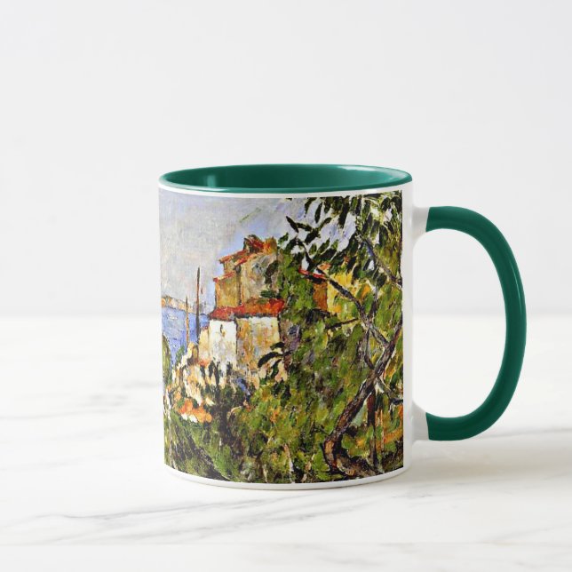 Taza Cezanne - Paisaje, Estudio después de la Naturalez (Derecha)