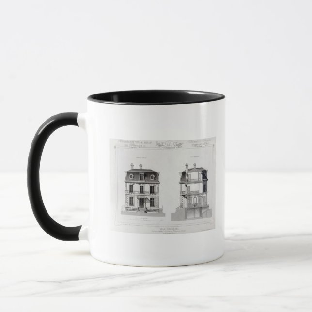 Taza Chalet Suburbaine, Chasse primero en la nube del (Izquierda)