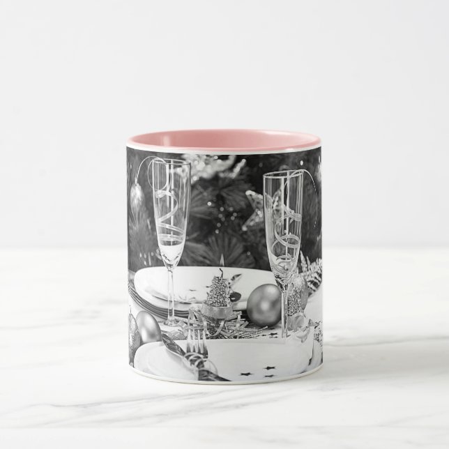 TAZA ***CHAMPAGNE** NAVIDADES Y CAFÉ DE AÑO NUEVO (Centro)