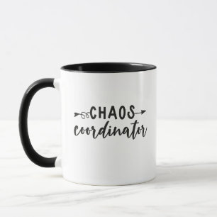 Taza Chaos Coordinador Oficina Coworker Mom