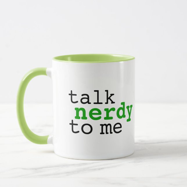 Taza Charla nerdy a mí (Izquierda)
