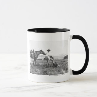 Taza Charles Belden con el caballo y el cráneo