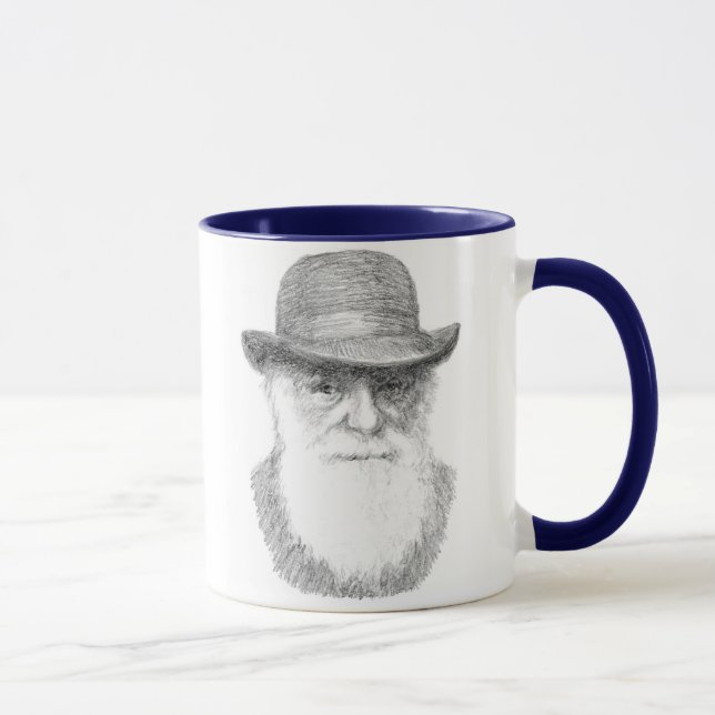 Taza Charles Darwin - cita adaptable (Derecha)