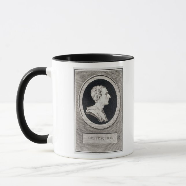 Taza Charles Louis de Secondat, barón de Montesquieu (Izquierda)
