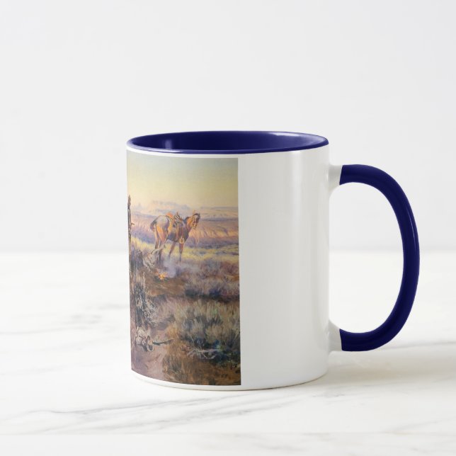 Taza Charles M. Russell que paga al Fiddler (1919) (Derecha)