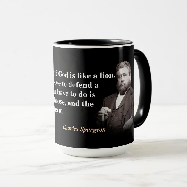 Taza  Charles Spurgeon Quote On The Word Of God (Anverso derecho)