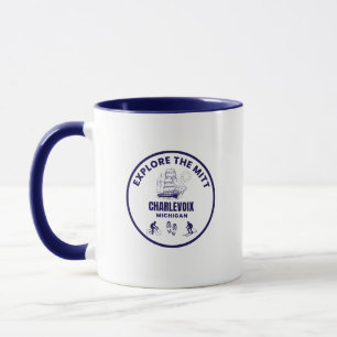 Taza Charlevoix Michigan Coffee Mug