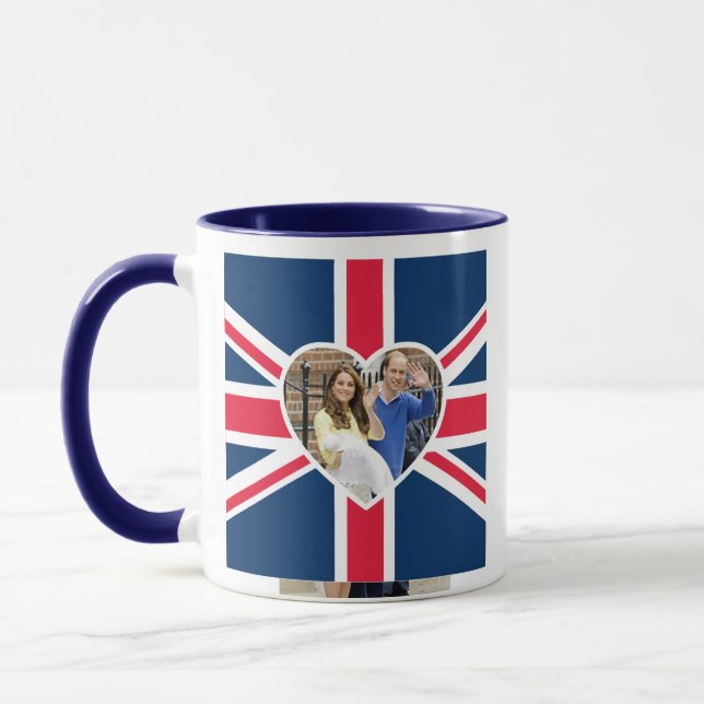 Taza Charlotte Elizabeth Diana - Británica Will Kate (Izquierda)