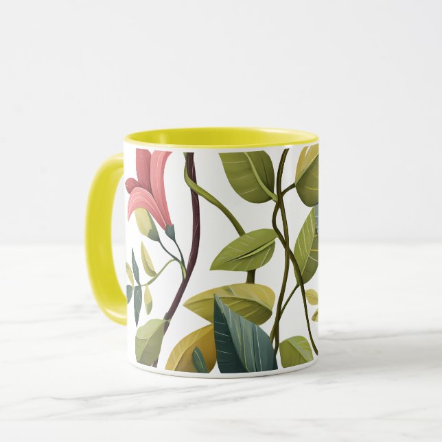 Taza Charming Floral Print Coffee Mug (Anverso izquierdo)