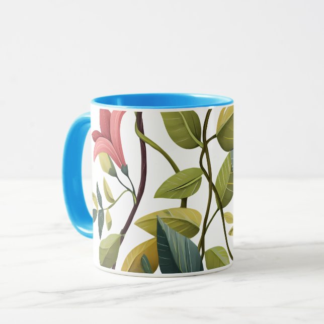 Taza Charming Floral Print Coffee Mug (Anverso izquierdo)