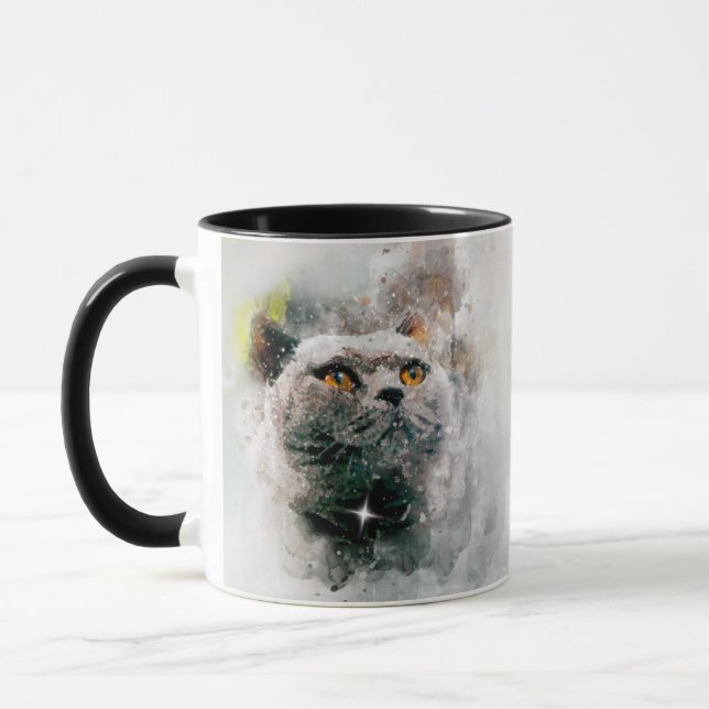 Taza Chartreux Cat and Snow (Izquierda)