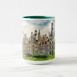 Taza Chateau de Chambord, Francia.