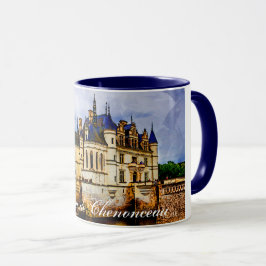 Taza Chateau de Chenonceau. Francia.