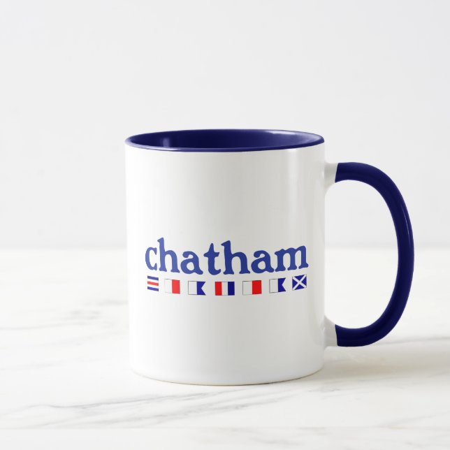 Taza Chatham, MAMÁES - deletreo de Maritme (Derecha)