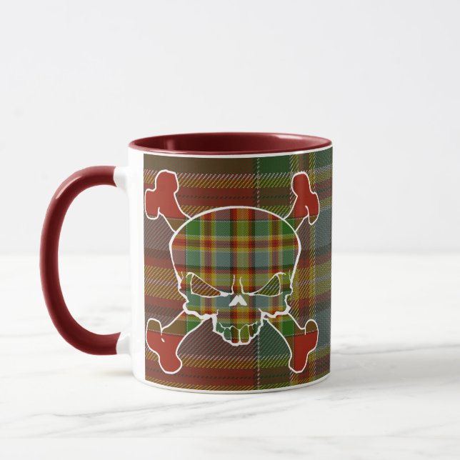 Taza Chattan Tartan Skull No Bang (Izquierda)