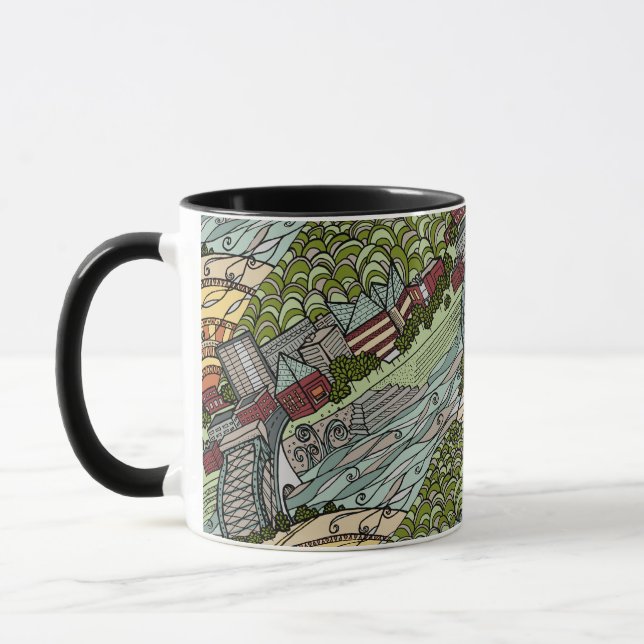 Taza Chattanooga caprichosa (Izquierda)