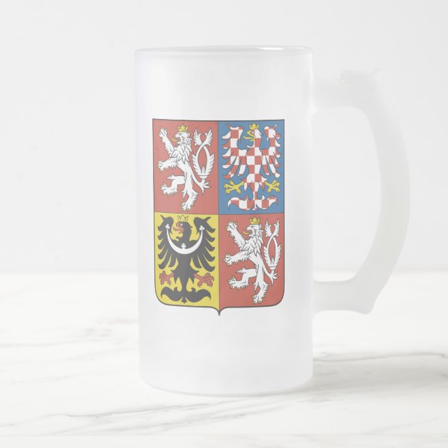 Taza checa del escudo de armas (Derecha)