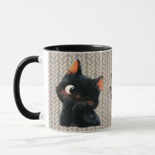Taza Cheeky Little Black Cat v3