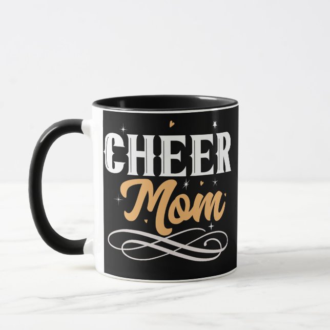 Taza CheerLeader Mom Mujer Cheerled  (Izquierda)