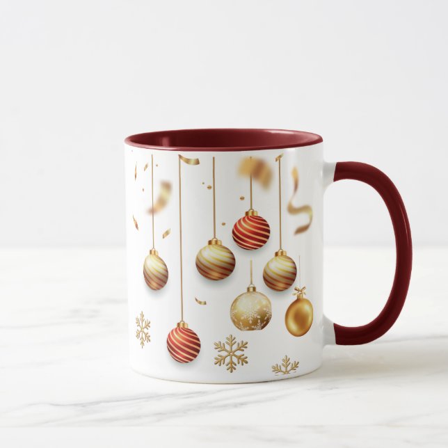 Taza Cheers to New Beginnings | Custom Holiday Mug 2026 (Derecha)