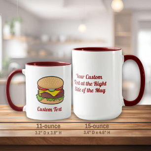 Taza Cheeseburger Mug