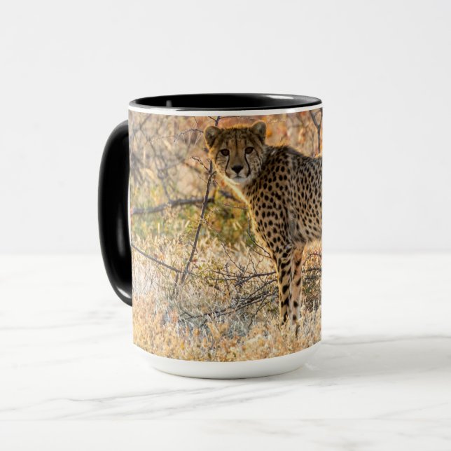 Taza Cheetah Mirando Alrededor (Anverso izquierdo)