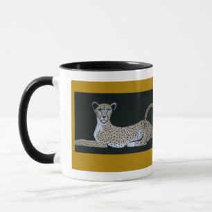 Taza cheetah mug por D. MARQUIS