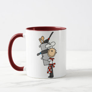 Taza Chef Con Ollas y Sartenes