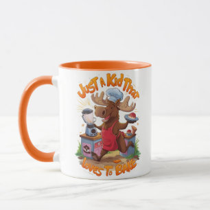 Taza Chef Moose respaldando por la paloma