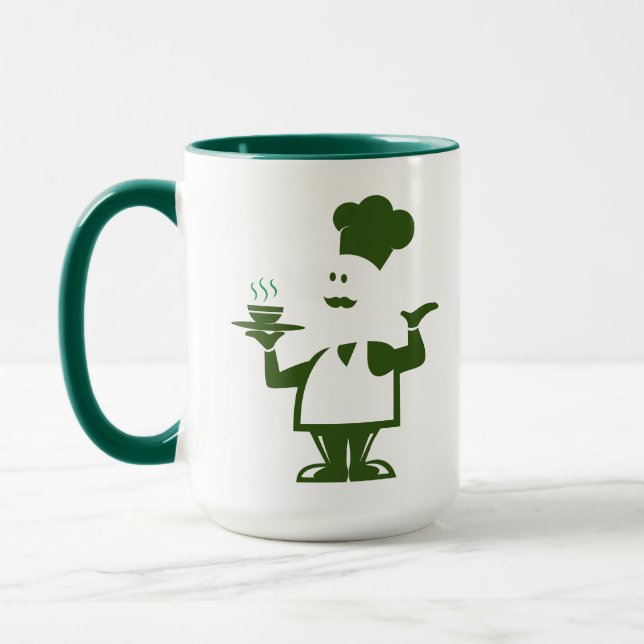 Taza Chef sosteniendo un tazón de sopa (Izquierda)