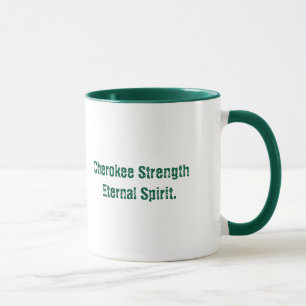 Taza Cherokee Typography Spirit Mug