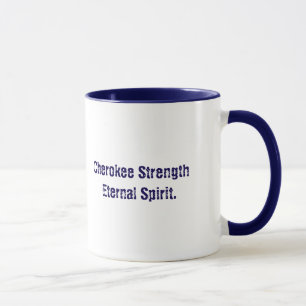 Taza Cherokee Typography Spirit Mug