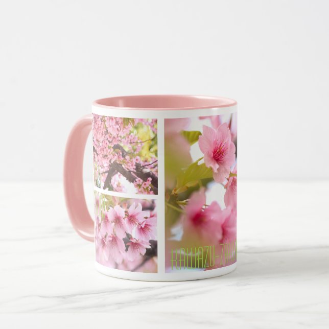 Taza Cherry Blossom "Kawazu-zakura"：Combo Mug (Anverso izquierdo)