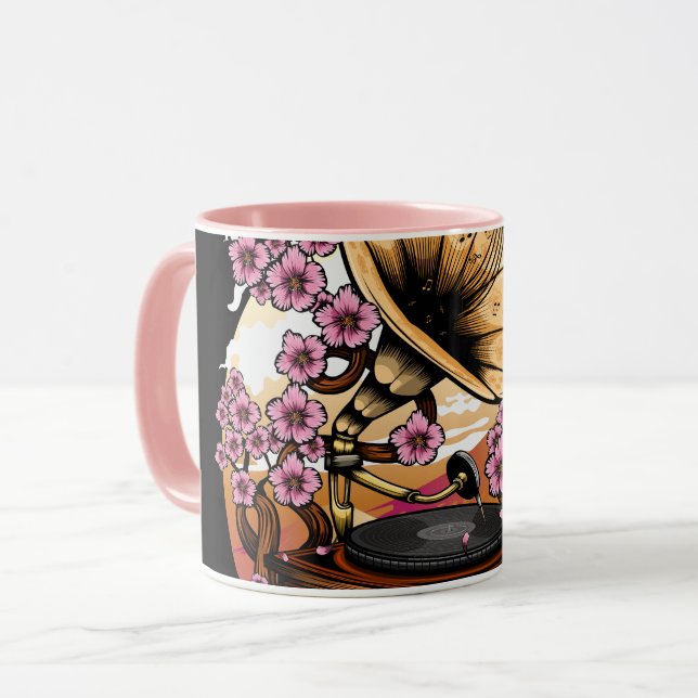 Taza Cherry Blossom Musical (Anverso izquierdo)