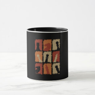 Taza Chess Pieces Retro
