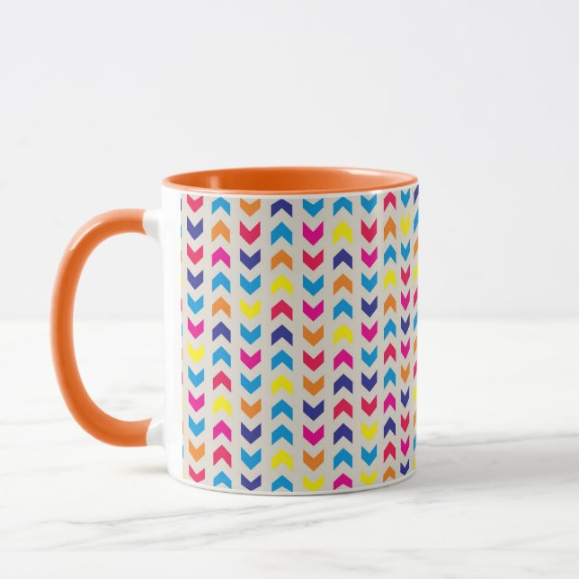 Taza Chevron azteca colorido (Izquierda)