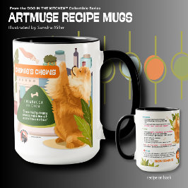 Taza CHEWIE'S CHEWS -CHOW  Receta del Museo de Arte 