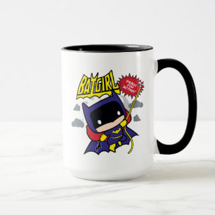 Taza Chibi Batgirl Preparado Para La Acción