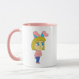 Taza chibi bunnygirl
