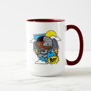 Taza ¡Chibi Cyborg Blast!