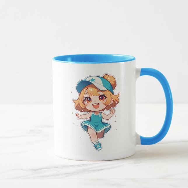 Taza Chibi Girl Sporty (Derecha)
