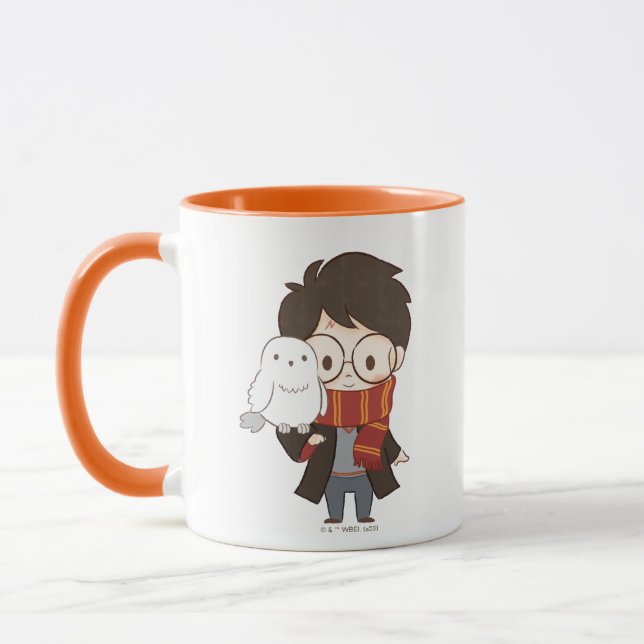 Taza Chibi HARRY POTTER™ & Hedwig (Izquierda)