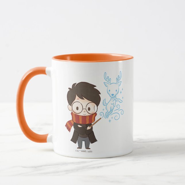 Taza Chibi HARRY POTTER™ Patrono (Izquierda)