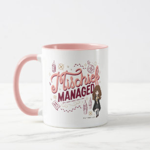 Taza Chibi Hermione "Mischief Managed"