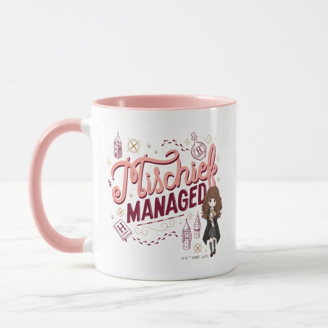 Taza Chibi Hermione "Mischief Managed" (Izquierda)