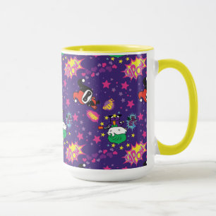 Taza Chibi Joker and Harley Pattern