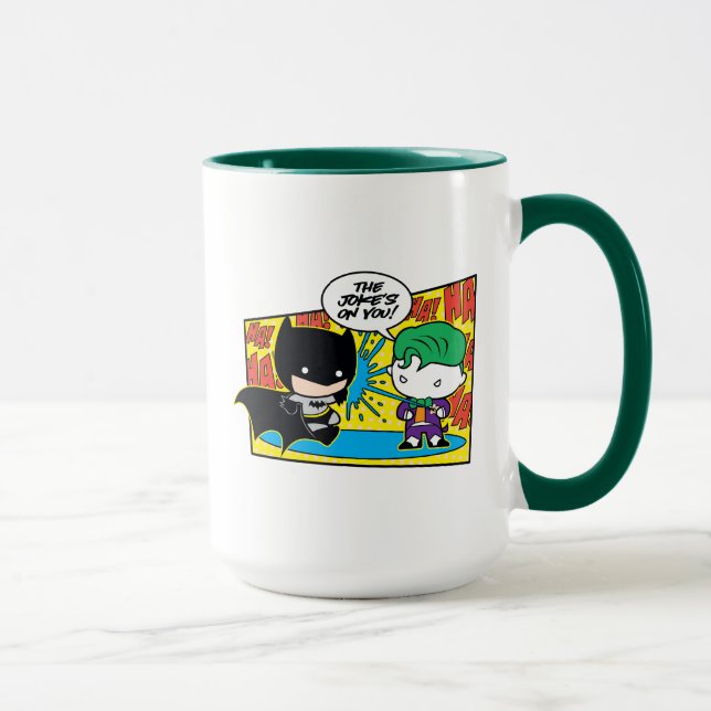 Taza Chibi Joker Pranking Chibi Batman (Derecha)