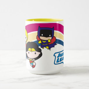 Taza Chibi Justice League Rainbow
