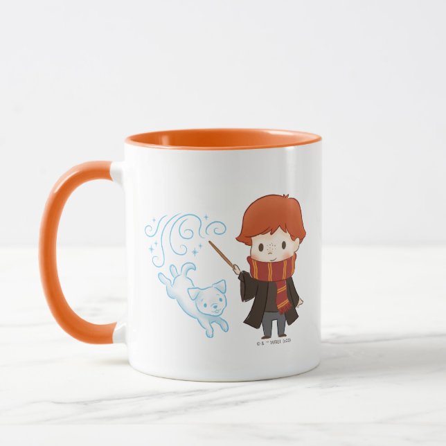 Taza Chibi Ron Weasley Patronus (Izquierda)